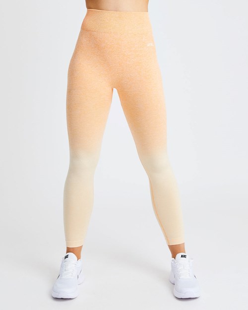 AYBL Pulse Ombré Seamless Leggings Oranje | 1865309-VQ