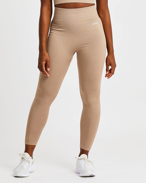 AYBL Luxe Seamless Leggings Mocha | 6430279-FH