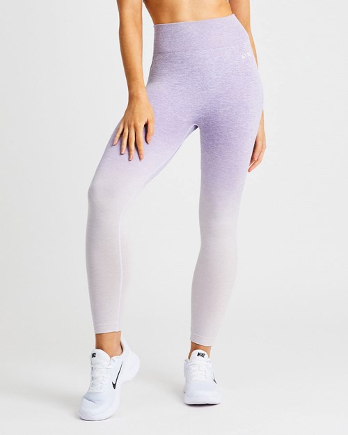 AYBL Pulse Ombré Seamless Leggings Lilac | 1470296-CJ