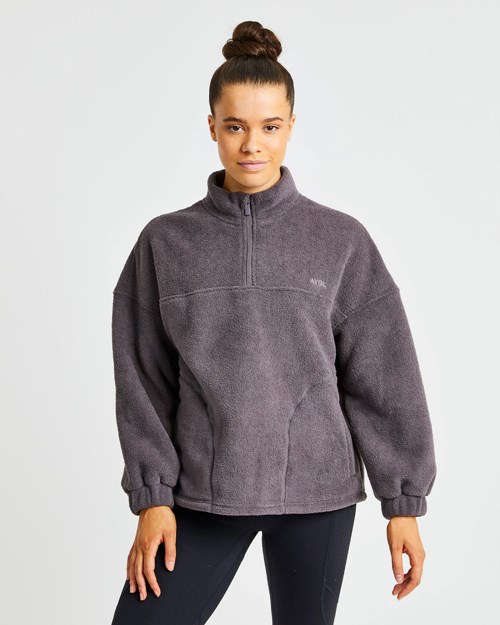 AYBL Effortless Oversized Fleece Charcoal | 0168297-NY