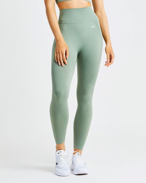 AYBL Balance V2 Seamless Leggings Olijfgroen Groen | 7231065-WR