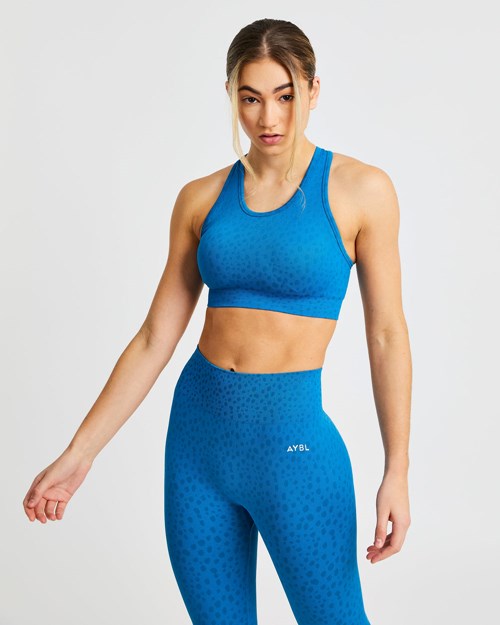 AYBL Evolve Speckle Seamless Sports Bra Blauw | 9372150-QW