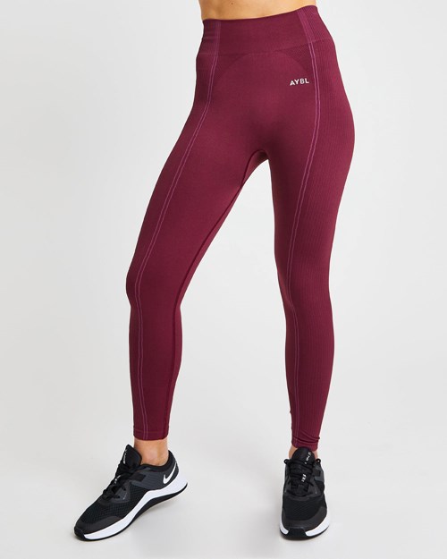 AYBL Reflex Seamless Leggings Plum | 6109724-JT