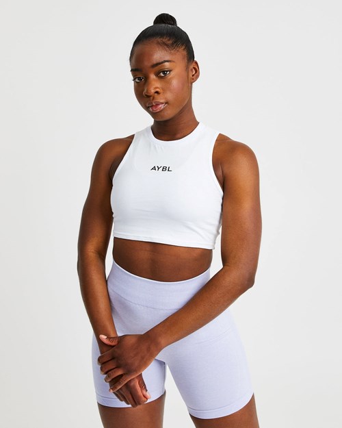 AYBL Training Crop Vest Wit | 8215493-SW