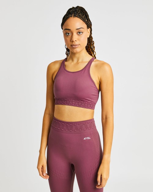 AYBL Elevate Seamless Sports Bra Roze | 4069723-ID