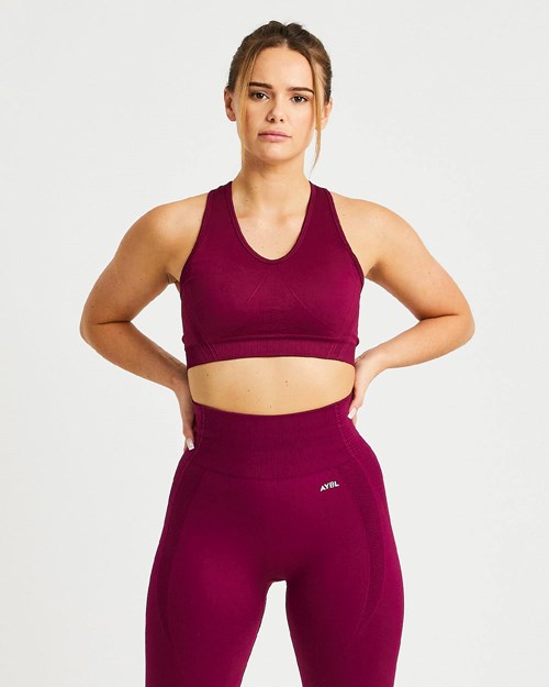 AYBL Balance V2 Seamless Sports Bra Paars | 8503167-NJ