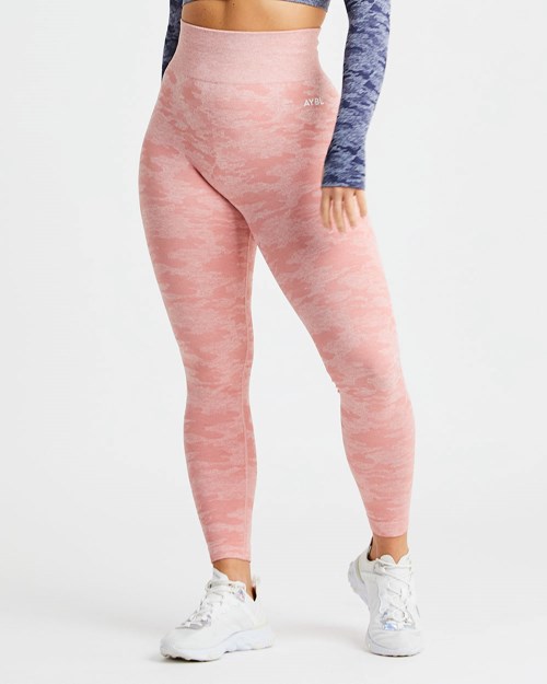 AYBL Evolve Camo Seamless Leggings Roze | 1795620-IA