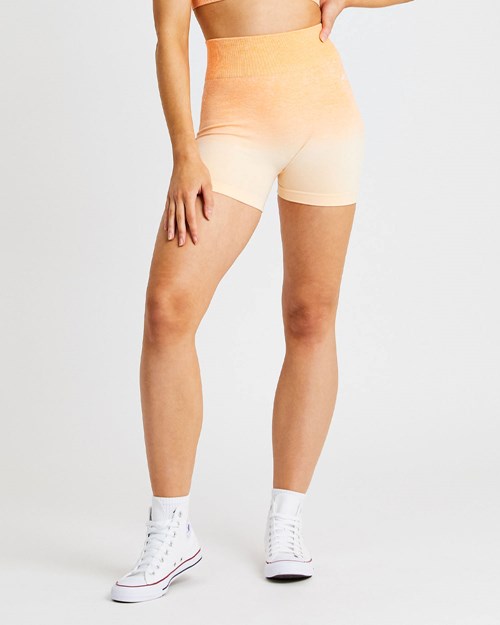 AYBL Pulse Ombré Seamless Shorts Oranje | 8203164-XF