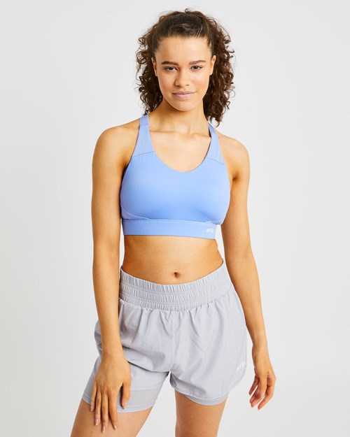 AYBL Sportive Open Back Sports Bra Blauw | 0798324-OU