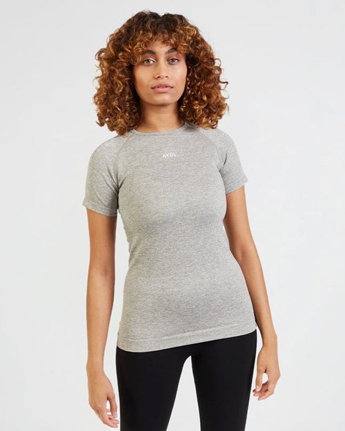 AYBL Motion Seamless T Shirt Khaki | 1965708-CS