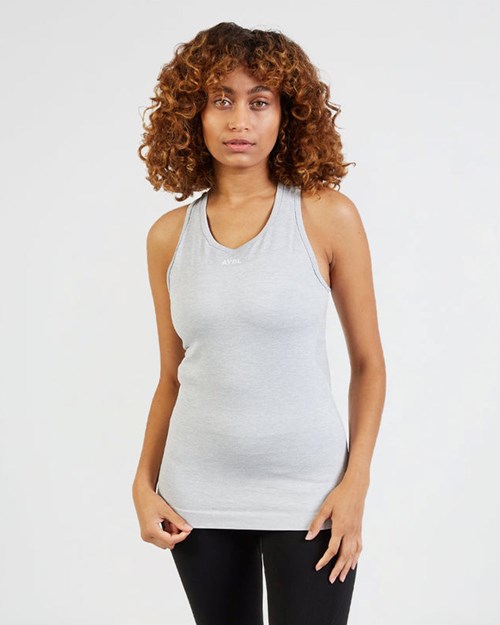 AYBL Motion Seamless Vest Lichtgrijs | 5218769-BF