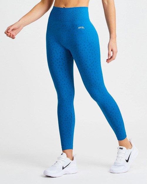 AYBL Evolve Speckle Seamless Leggings Blauw | 3857621-QN