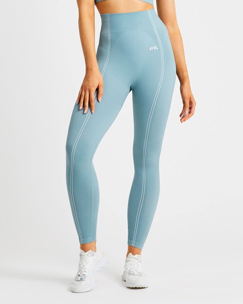 AYBL Reflex Seamless Leggings Teal | 0624719-UC