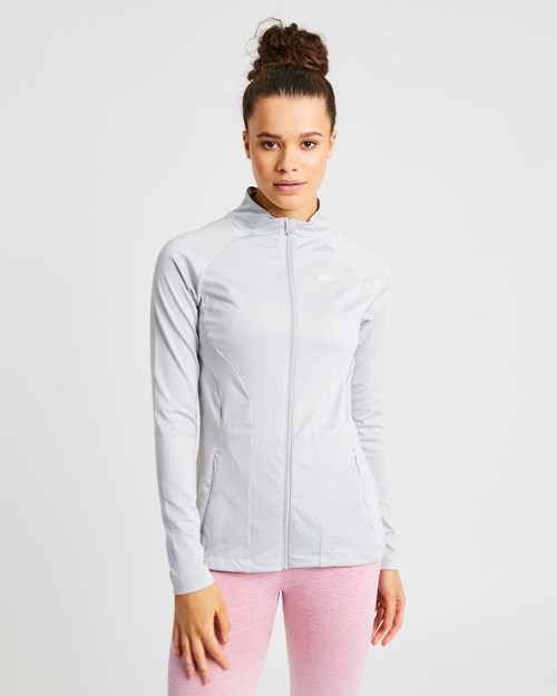 AYBL Effortless Zip Jacket Lichtgrijs | 0726394-SF