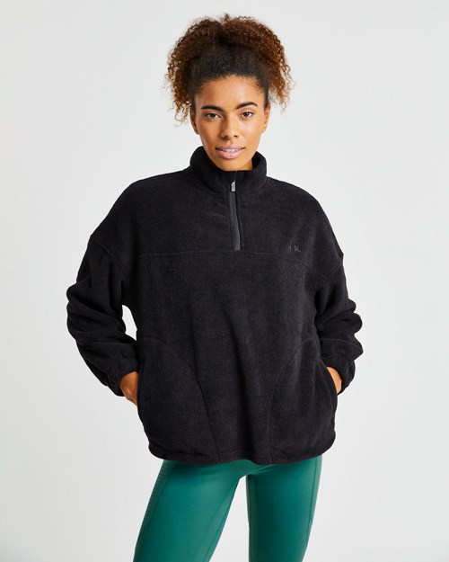 AYBL Effortless Oversized Fleece Zwart | 6305972-TI