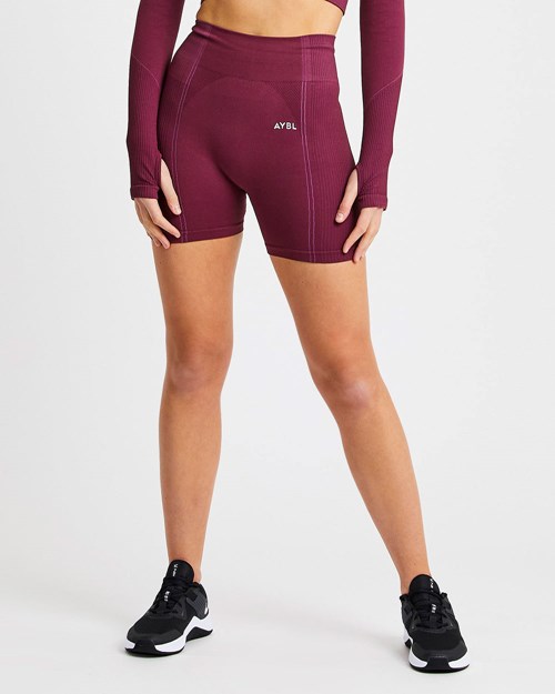 AYBL Reflex Seamless Shorts Plum | 5940317-OP