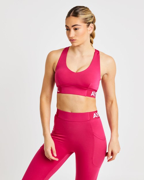 AYBL Training Sports Bra Raspberry | 8014263-LK