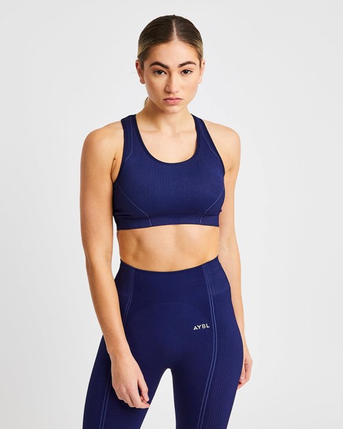 AYBL Reflex Seamless Sports Bra Koningsblauw Blauw | 3209671-RX