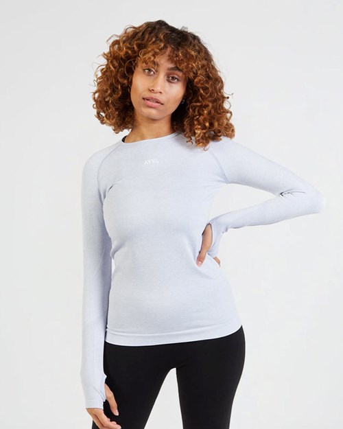 AYBL Motion Seamless Long Sleeve Top Blauw | 1849263-OK