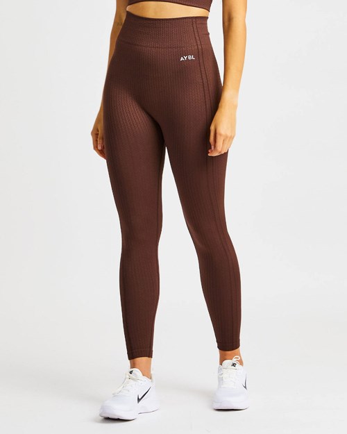 AYBL Luxe Seamless Leggings Bruin | 9148726-CH