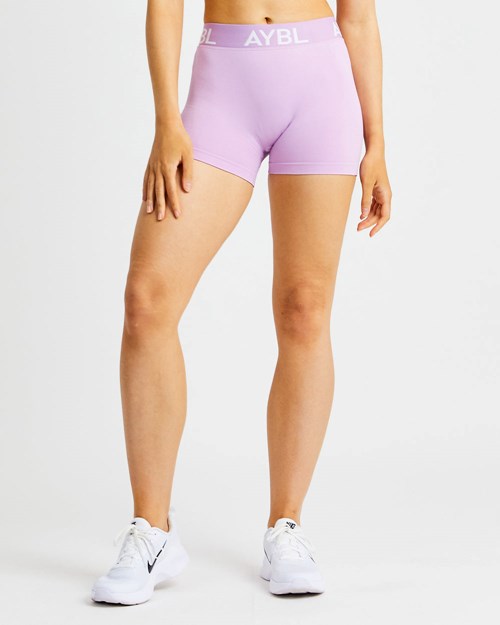 AYBL Staple Seamless Low Rise Shorts Roze | 9210365-FR