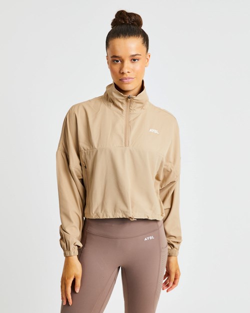 AYBL Everyday 1/2 Zip Pullover Nude | 6874193-MK