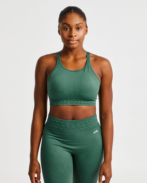 AYBL Elevate Seamless Sports Bra Groen | 8605213-GI