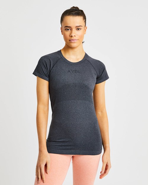 AYBL Embrace Seamless T Shirt Zwart | 2973406-MN