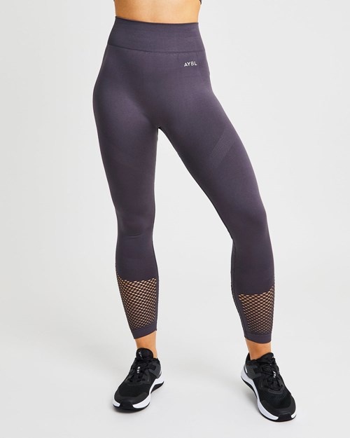 AYBL Reform Seamless Leggings Charcoal | 0631489-JM