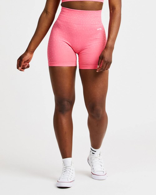 AYBL Evolve Speckle Seamless Shorts Koraal Roze | 7038546-YT