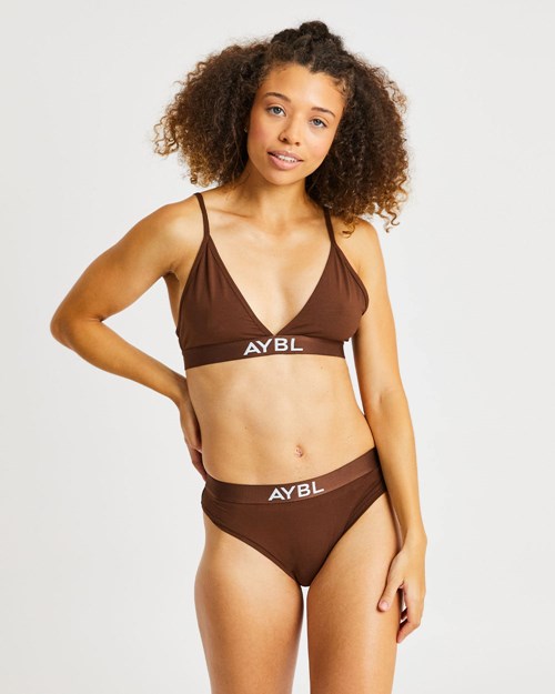 AYBL Katoenen Bra Bruin | 0137986-EM