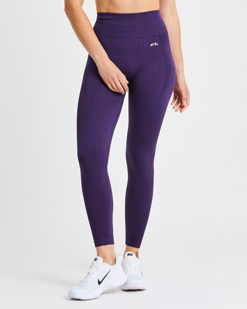 AYBL Balance V2 Seamless Leggings Paars | 7139560-FJ