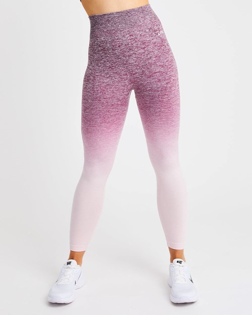 AYBL Pulse Ombré Seamless Leggings Plum | 1827063-ED