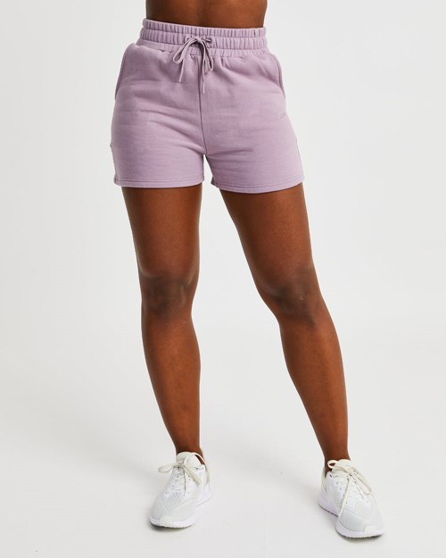 AYBL Everyday Oversized Shorts Muted Mauve | 4620917-IN