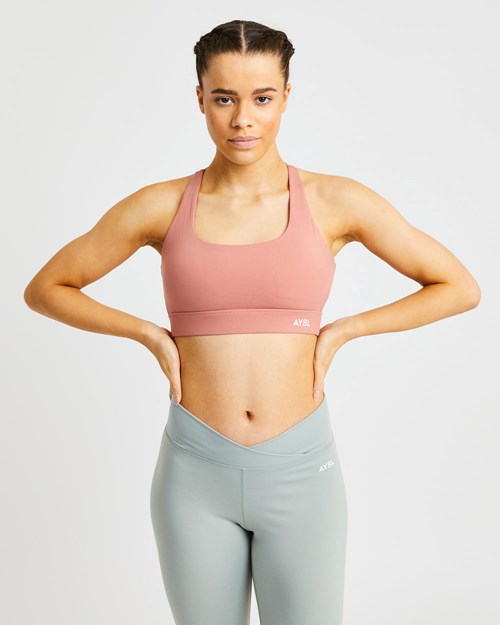 AYBL Flow Sports Bra Roze | 9514623-OQ