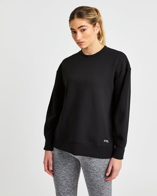 AYBL Oversized Jumper Zwart | 7415096-EH