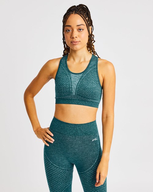 AYBL Impact Seamless Sports Bra Groen | 6358024-QU