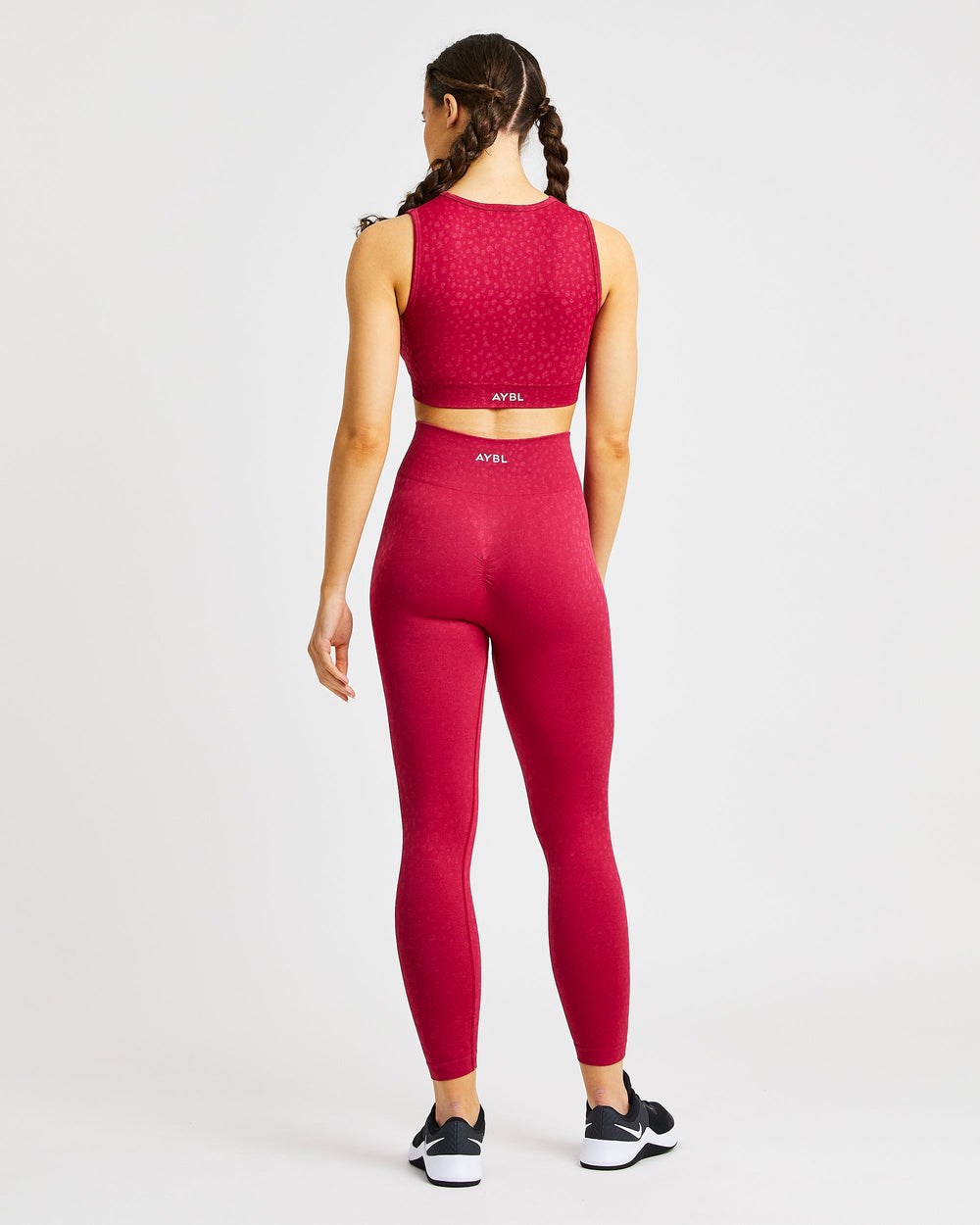 AYBL Evolve Speckle Seamless Crop Vest Raspberry | 1823756-PX