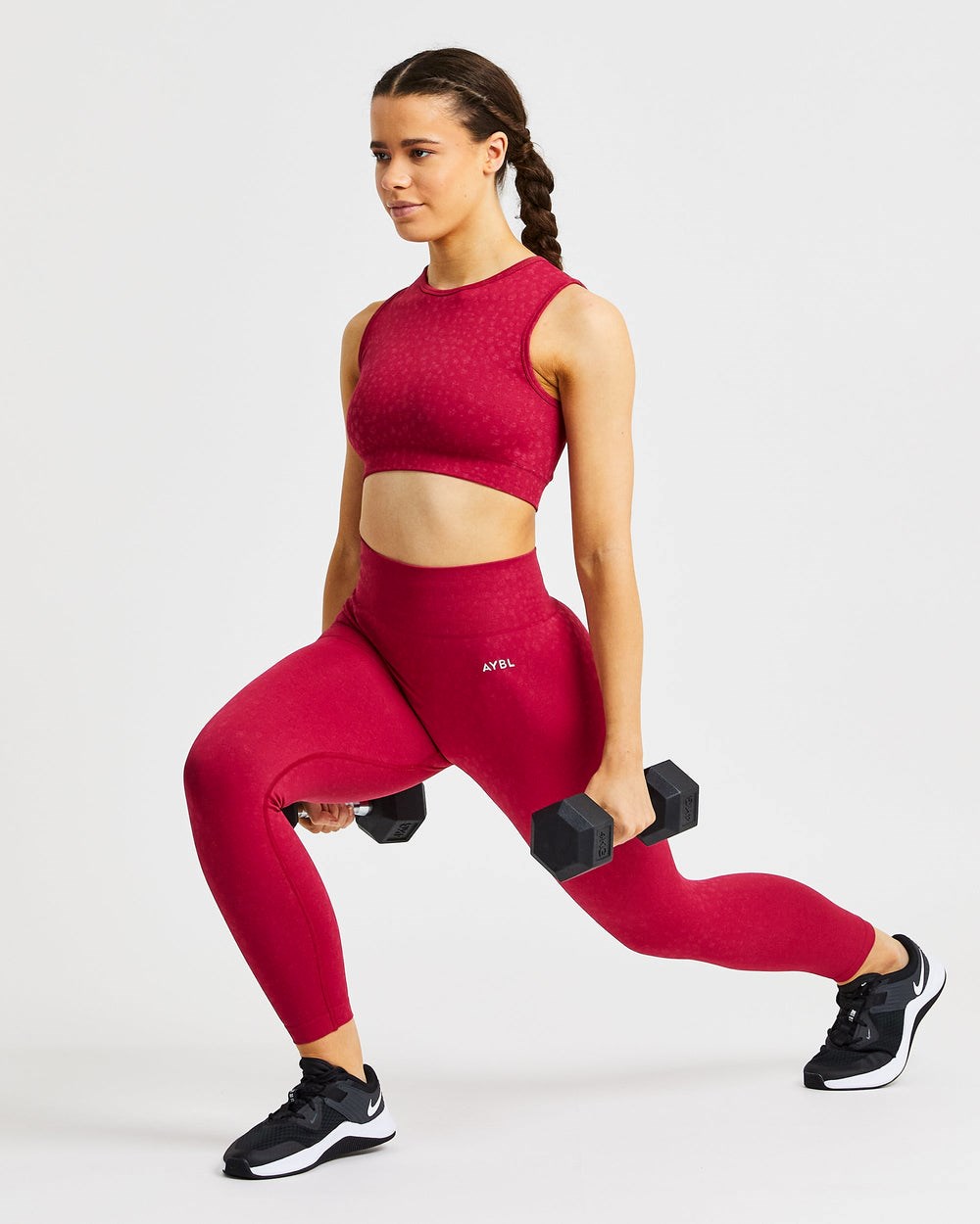 AYBL Evolve Speckle Seamless Crop Vest Raspberry | 1823756-PX