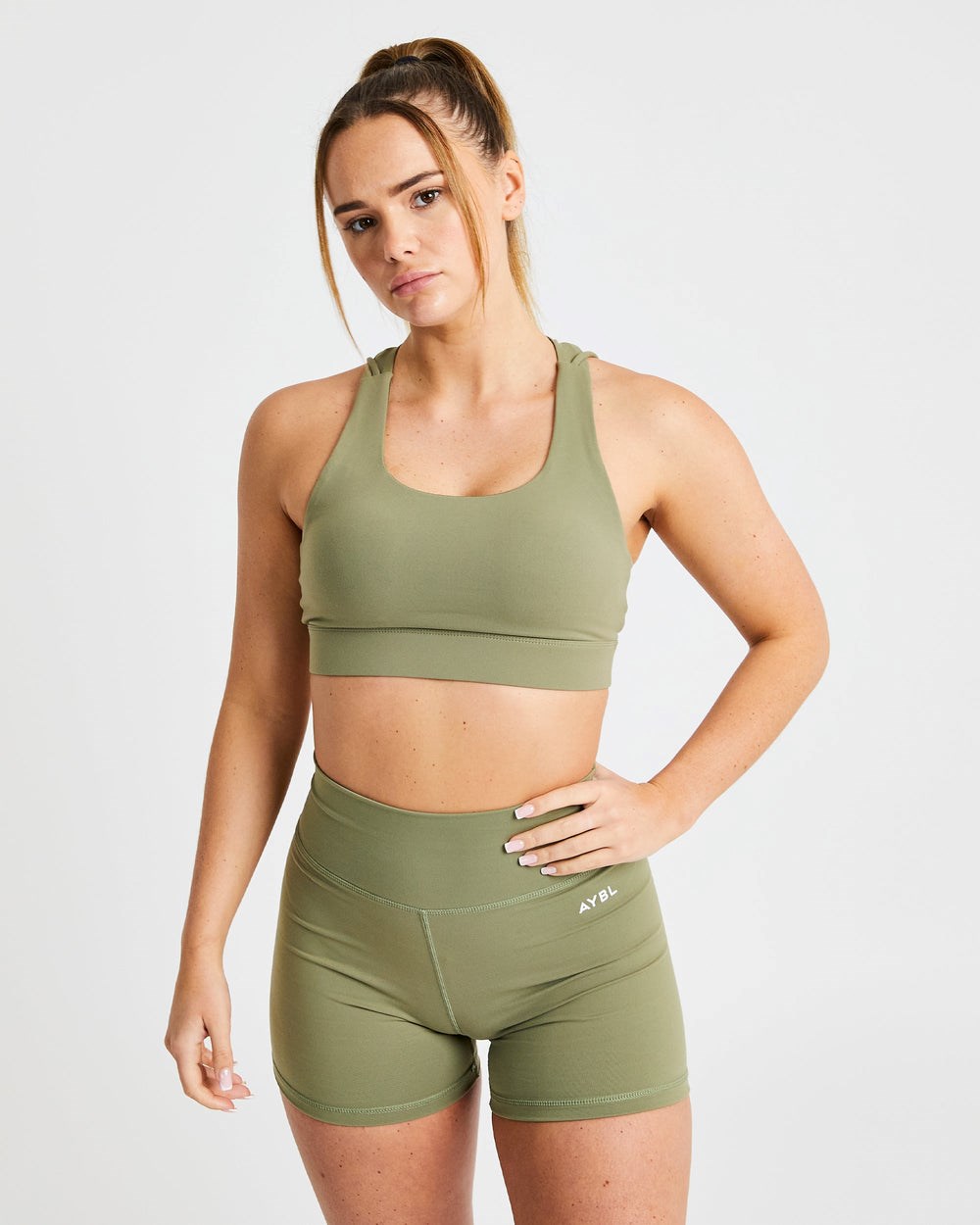 AYBL Core Sports Bra Olijfgroen | 4351087-WF