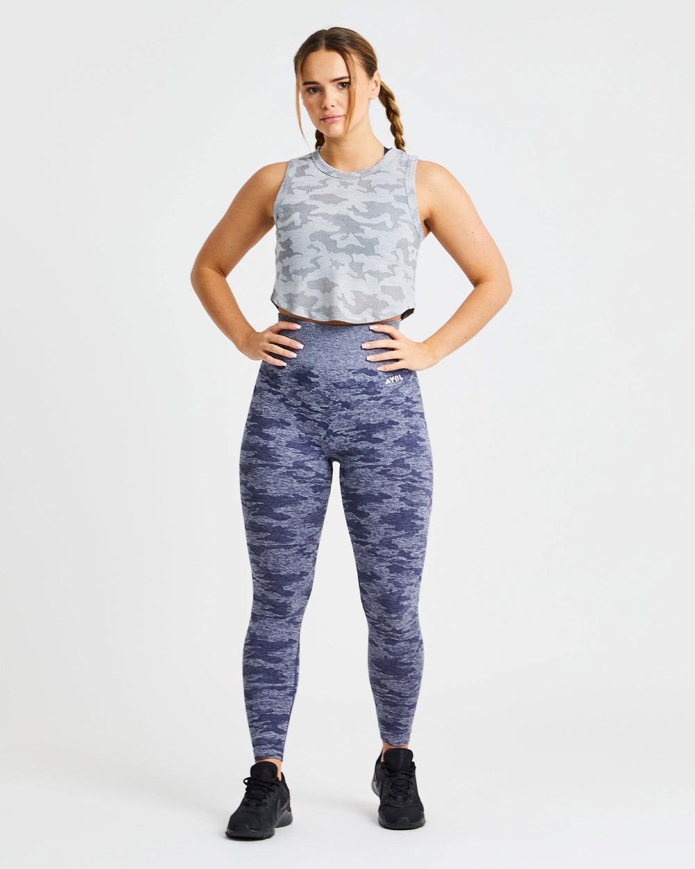 AYBL Evolve Camo Crop Vest Grijs | 1574039-BK