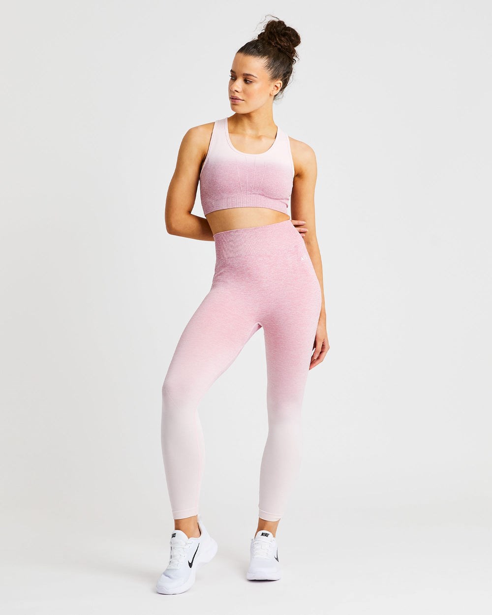 AYBL Pulse Ombré Seamless Leggings Roze | 2596047-SB