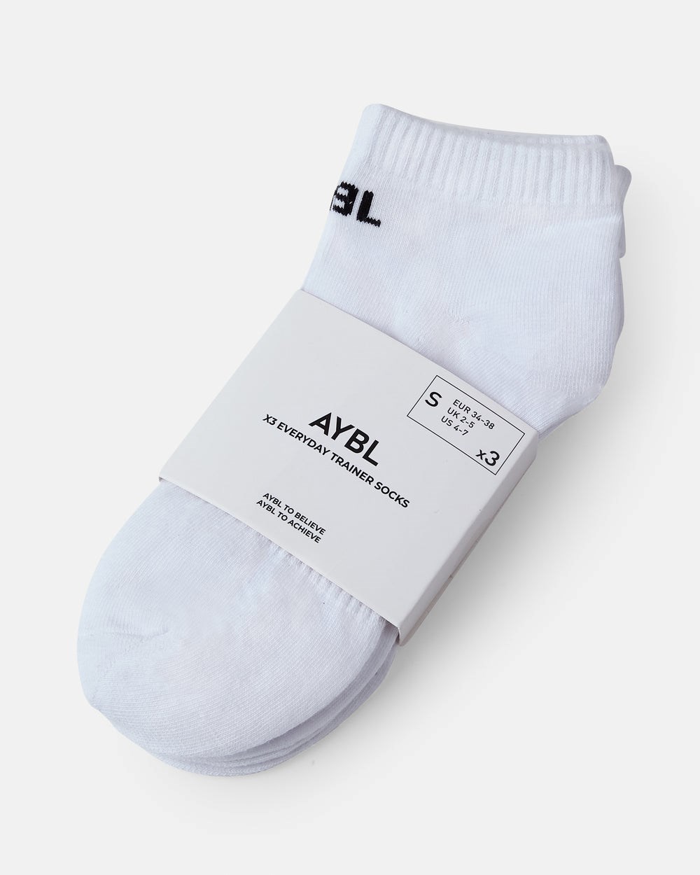 AYBL Everyday Trainer Socks (3 Pack) Wit | 9683725-ZK