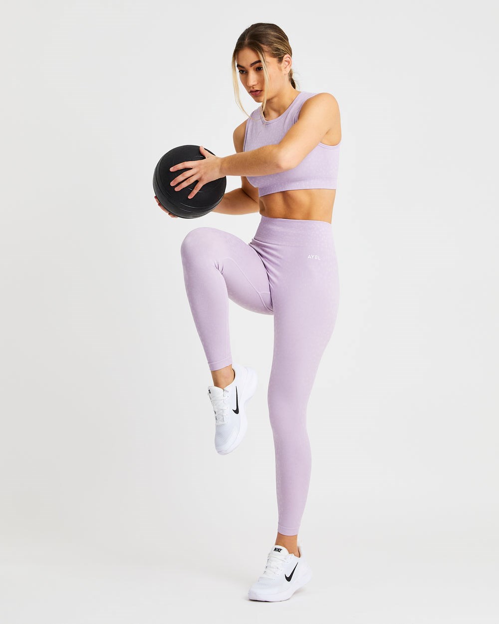 AYBL Evolve Speckle Seamless Leggings Lilac | 8091526-DX