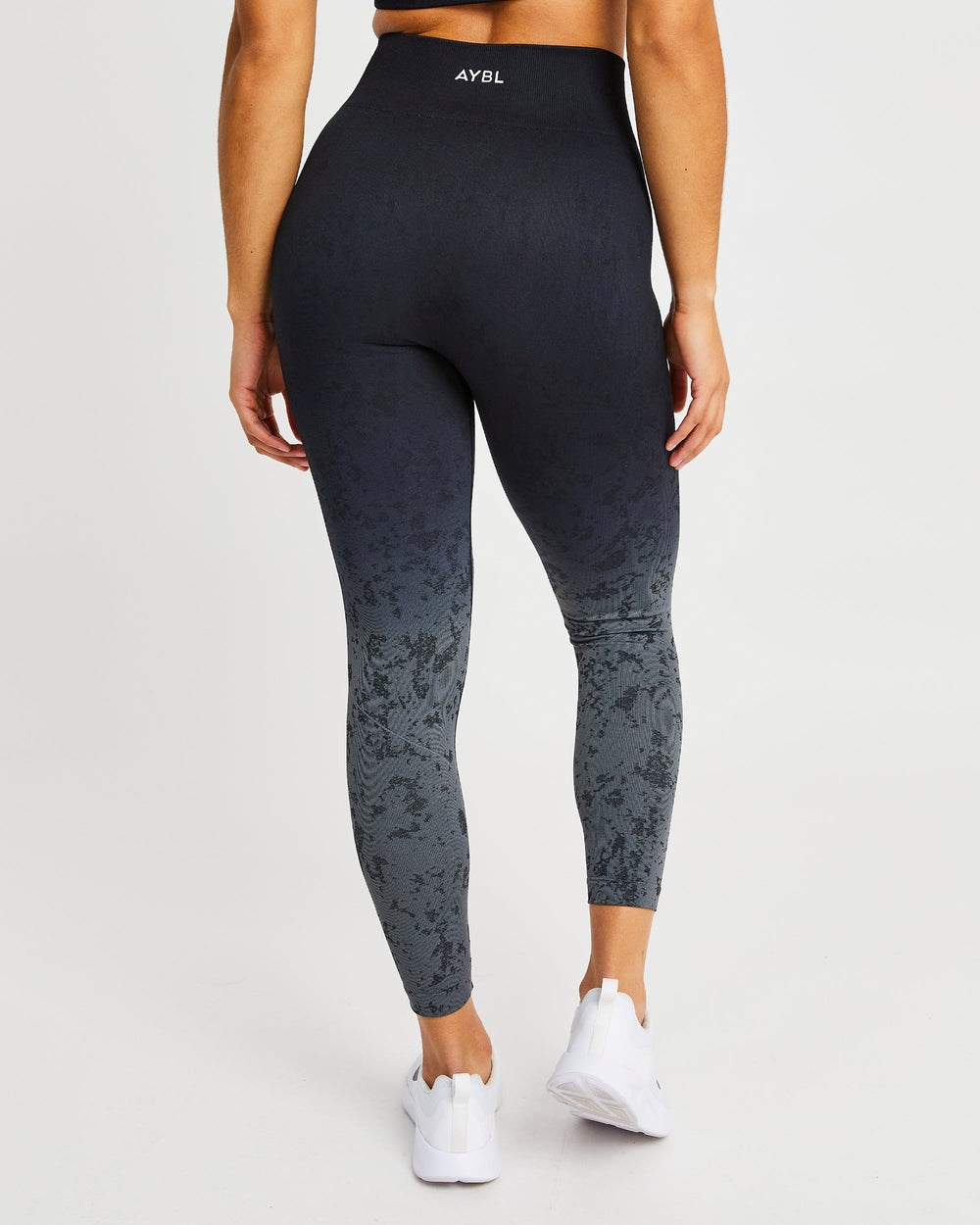 AYBL Flare Seamless Leggings Zwart | 1298536-JE