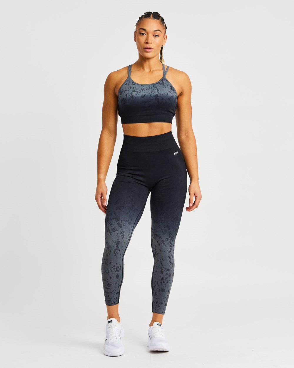 AYBL Flare Seamless Leggings Zwart | 1298536-JE