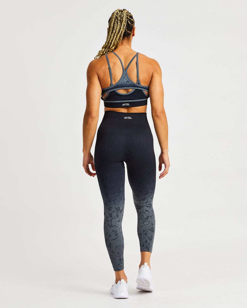 AYBL Flare Seamless Leggings Zwart | 1298536-JE