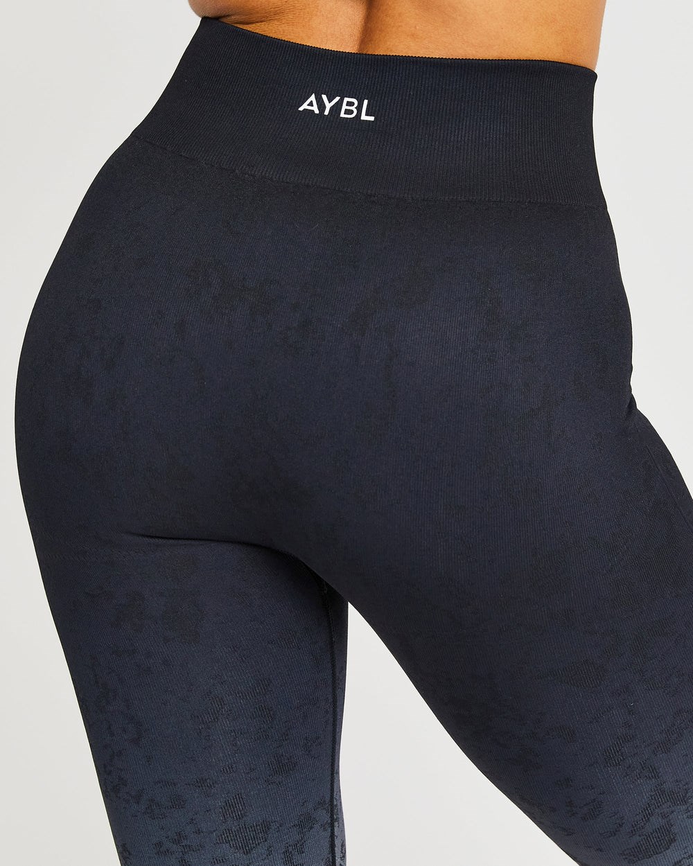 AYBL Flare Seamless Leggings Zwart | 1298536-JE