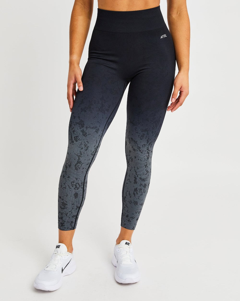 AYBL Flare Seamless Leggings Zwart | 1298536-JE