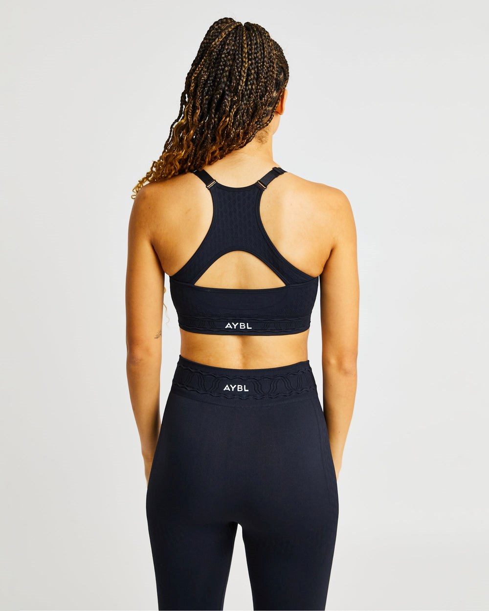 AYBL Elevate Seamless Sports Bra Zwart | 7528039-MB